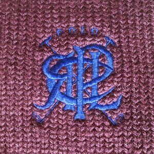 Collectible VTG Polo Ralph Lauren 100% Wool Sweater w/ original Blue Label Large